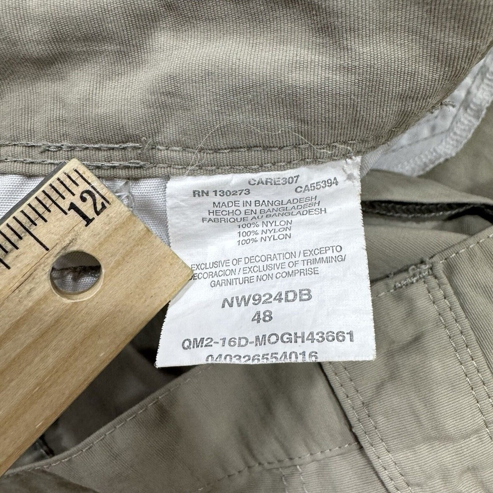 Wrangler Shorts Mens 48 Beige Cargo Lightweight Outdoor Pockets Workwear Fishing - Picture 6 of 8